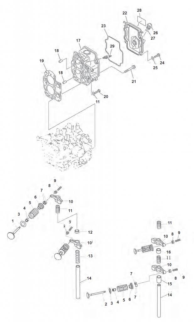 F9.9 / F15 (99-07) Kopf