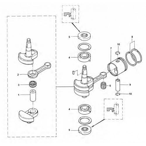 Block, Halterung und andere Ersatzteile Block, Halterung und andere Ersatzteile
