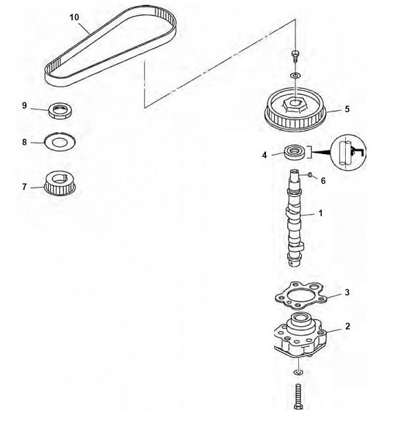 MFS8 / MFS9.8 PS Nockenwelle