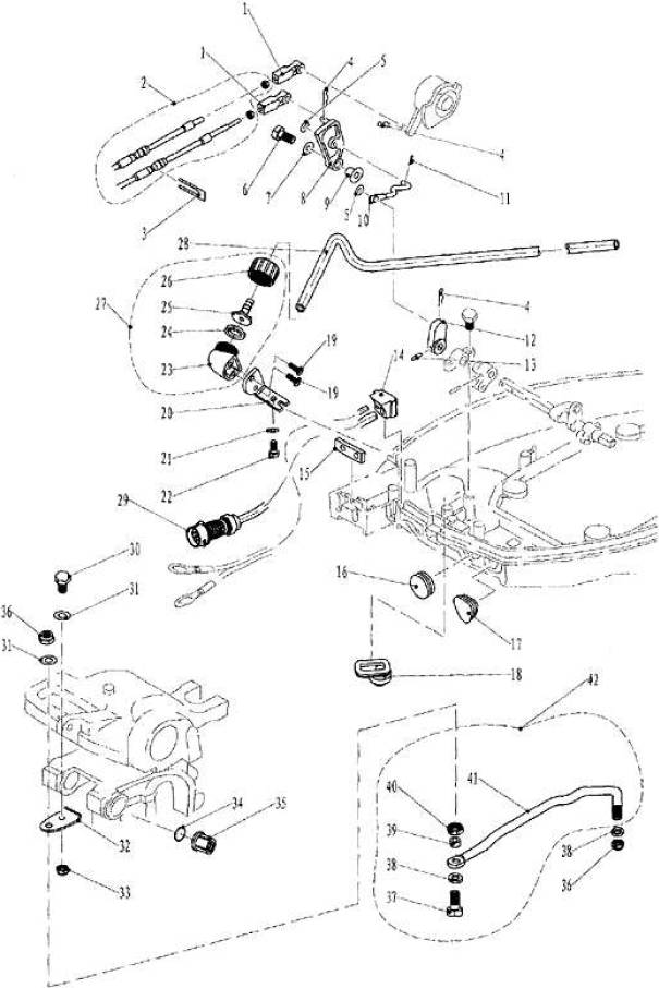 Electric Start Bottom Cowling & Bracket