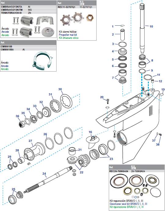 Gear Housing Bravo II