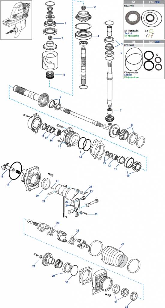 DPH / DPR Getriebekomponenten