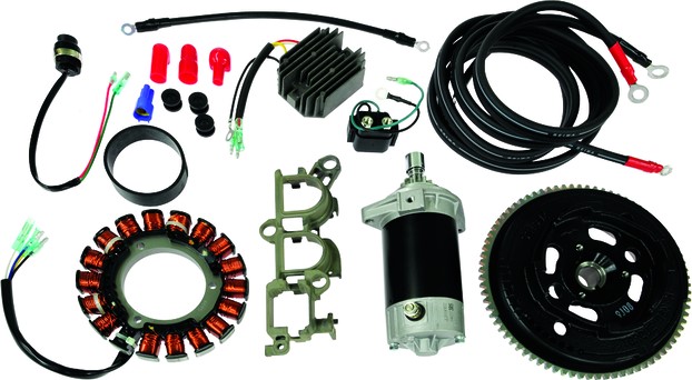 Elektrostarter-Kit Für Yamaha PARSUN 15PS - Elektrostarter Für Außenbordmotor