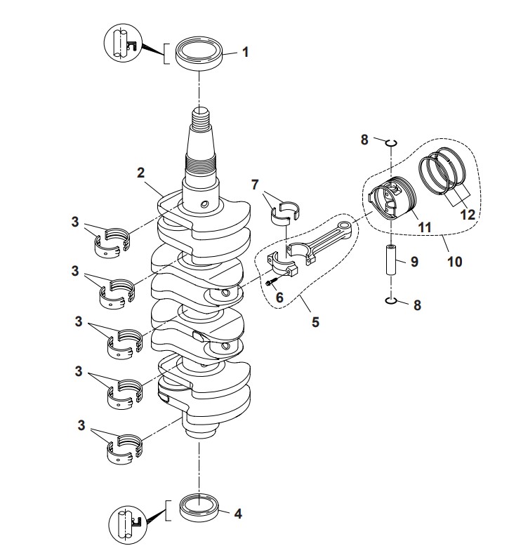 Crankshaft & Pistons
