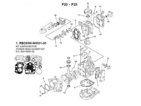 F20 / F25 2-Zyl. 4-Takt Block (2)