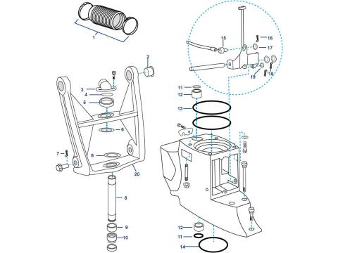 Zwischengehäuse DP-E, DP-G, DP-C, DP-D