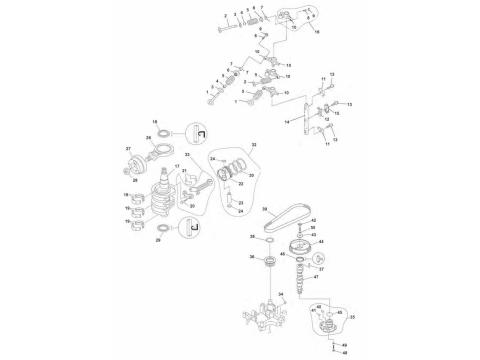 F20 / F25 2-Zyl. 4-Takt Kurbelwelle