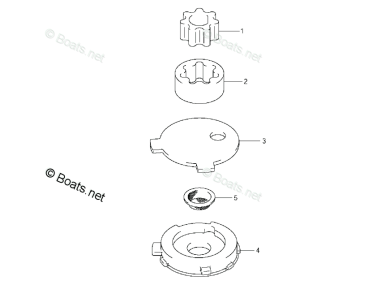Suzuki / Johnson 4/5/6 HP 4 Stroke Oil Pump (16131-91J00, 16132-91J00, 16171-91J00, 16510-91J00, 16161-91J00)