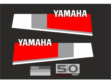 Yamaha 50 Jahre 1984 - 1987 Aufklebersatz