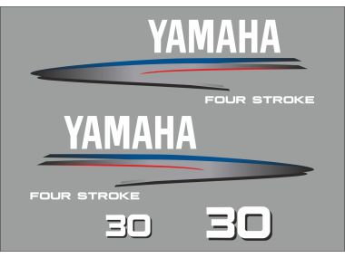 Yamaha 30 PS Jahresbereich 2002-2006 Aufklebersatz 