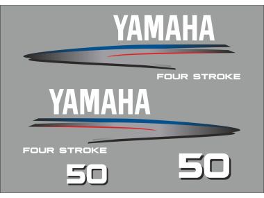 Yamaha 50 PS Jahresbereich 2002-2006 Aufklebersatz 