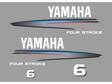 Yamaha 6 PS Jahresbereich 2002-2006 Aufklebersatz 
