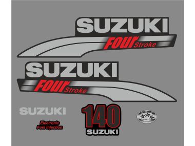 Suzuki 140 PS Jahresbereich 2003-2009 Aufklebersatz 