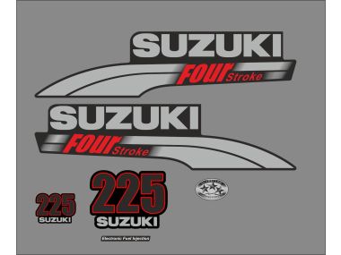 Suzuki 225 PS Jahresbereich 2003-2009 Aufklebersatz 