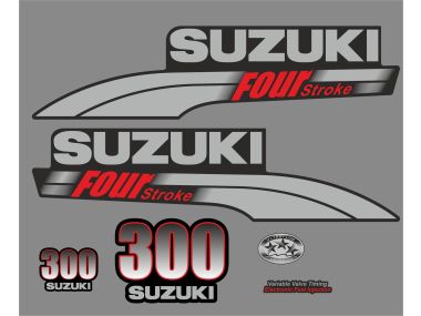 Suzuki 300 PS Jahresbereich 2003-2009 Aufklebersatz 