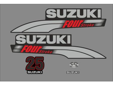 Suzuki 25 PS Jahresbereich 2003-2009 Aufklebersatz 