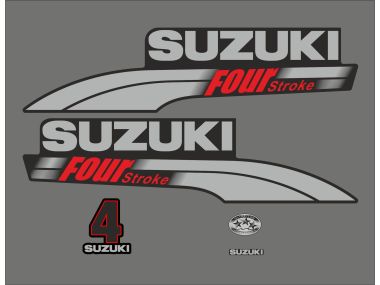 Suzuki 4 PS Jahresbereich 2003-2009 Aufklebersatz 