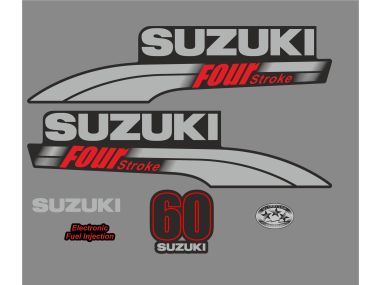 Suzuki 60 PS Jahresbereich 2003-2009 Aufklebersatz 