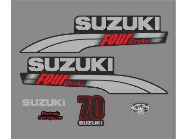 Suzuki 70 PS Jahresbereich 2003-2009 Aufklebersatz 