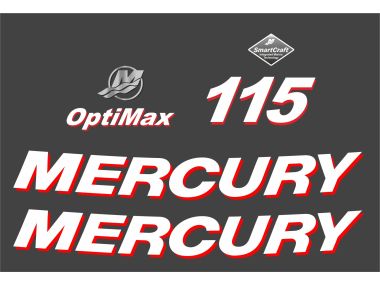 Mercury 115 PS Jahresbereich 2006 Aufklebersatz 