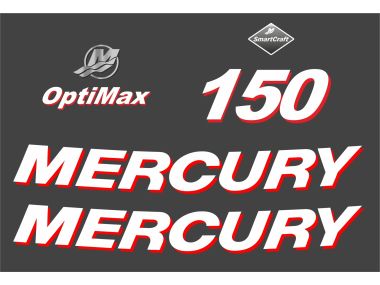 Mercury 150 PS Jahresbereich 2006 Aufklebersatz 