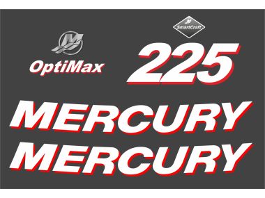 Mercury 225 PS Jahresbereich 2006 Aufklebersatz 