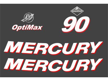 Mercury 90 PS Jahresbereich 2006 Aufklebersatz 