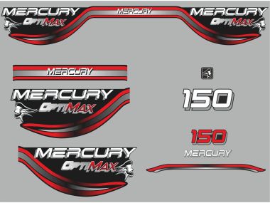 Mercury 150 PS Jahresbereich 1998-1999 Aufklebersatz 