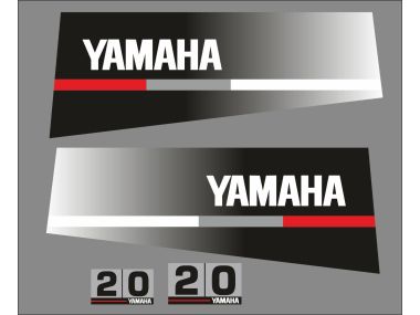 Yamaha 20 Jahre Reichweite 1986 bis 1991 Aufklebersatz