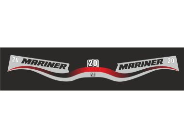Mariner 20 PS Jahresbereich 2003-2007 Aufklebersatz 