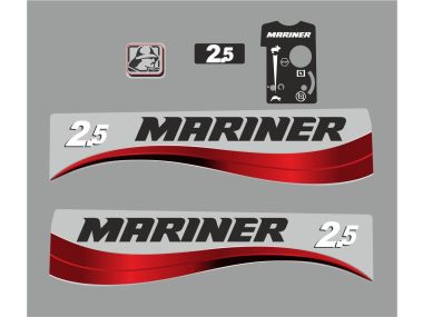 Mariner 2,5 PS Jahresbereich 2004-2015 Aufklebersatz 