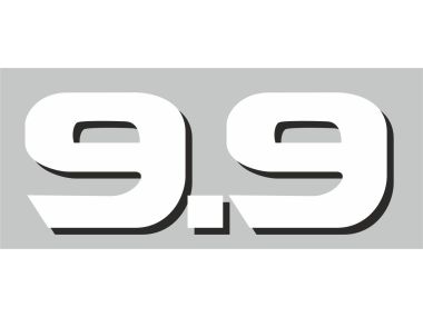 Yamaha 9.9 PS Jahresbereich 2000-2019 Aufkleber