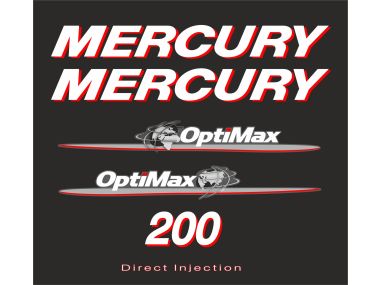 Mercury 200 PS Aufklebersatz 