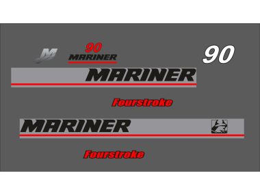 Mariner 90 PS Jahresbereich 2001-2004 Aufklebersatz 