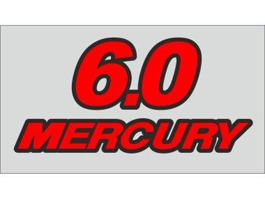 Mercury 6 PS Aufklebersatz 