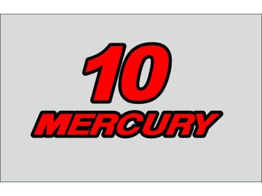 Mercury 10 PS Aufklebersatz 