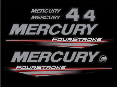 Mercury 4 PS fourstroke Jahresbereich 2015- 2019 Aufklebersatz 
