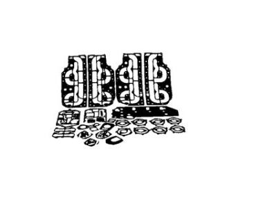 Mercury / Mariner Dichtungssatz 80JET 4cil 94-98, 100 PS 4cil 88-98, 115 PS 4cil 88-93, 125 PS 4cil 94-98 (GLM39331)