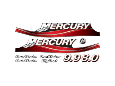 Mercury Decal Set 8 / 9.9 HP (8M0085378)