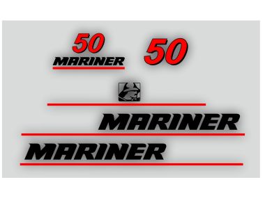 Mariner 50 PS Aufklebersatz
