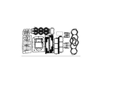 Johnson Evinrude Dichtungssatz Motor 175/235 PS V6 Crossflow 80-91 (434381, 394885)