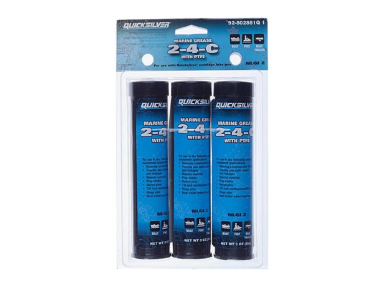 Mercury Quicksilver 2-4-C Marine Lubricant 3 x 85 gram tubes (8M0208464)