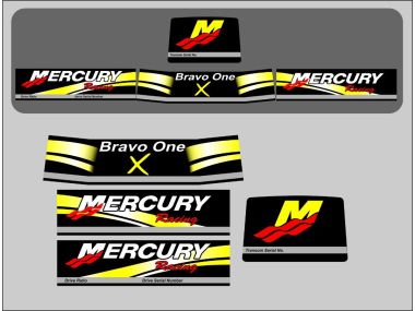 MerCruiser Bravo One x Racing Gelb
