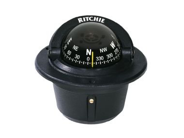 Ritchie S-50 Explorer Kompass (für Boote bis 7 m) (schwarz/weiß)
