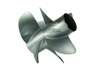 Original Edelstahl MerCruiser Propeller Bravo 3 - 21,5 pitch (15.75 x 22.5) 4LH (48-8M8022400)