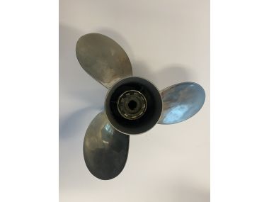 USED: RVS prop 3 blads Mercury/Mariner/Honda 60/70 pk Bigfoot 75 t/m 125 pk 15 tooth spline