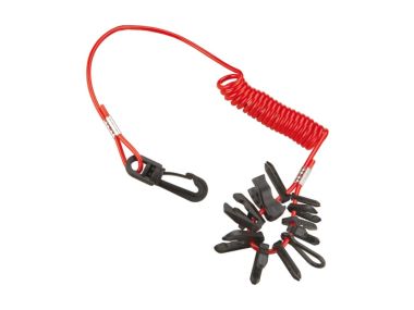 Universal Lanyard with 11 Clips (Mercury / Yamaha / Honda / Suzuki / Tohatsu / Johnson / Evinrude)