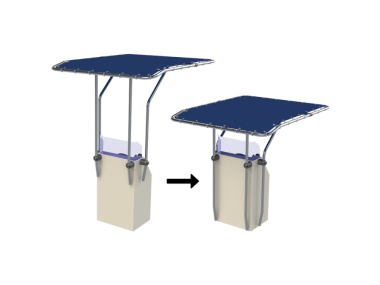 Oceansouth Zusammenklappbares T-Top