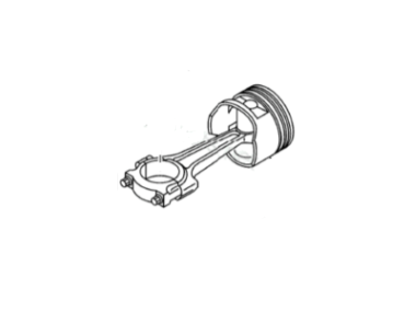 Yamaha Kolben/Verbindungsstange (6D8-W1164-00-00)