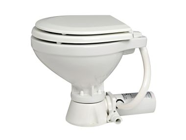Electric Toilet Unit with Wooden Seat 12 V